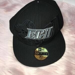 East Carolina ECU Baseball Cap New Era 59Fifty Black Adjustable